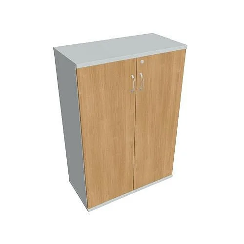 Skříň policová dvéřová 115.2*80 cm SZ38001, šedá/dub Novinka