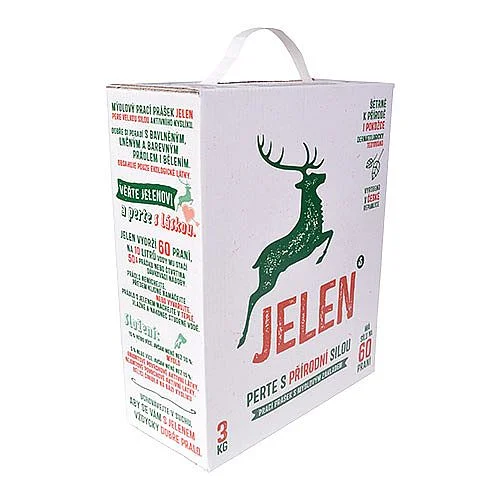 Prací prášek Jelen, 3 kg Přímo Od Výrobce