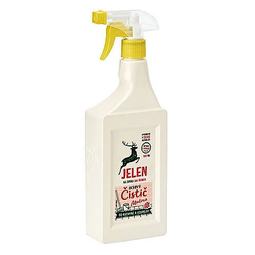 Super Cena Jelen octový čistič, malina, 500 ml