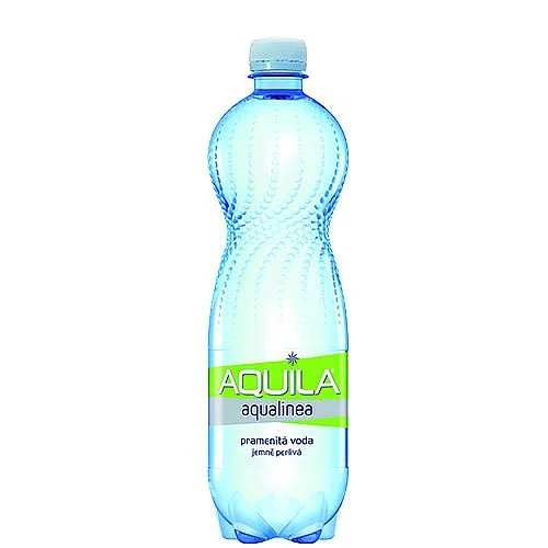 Novinka Voda Aquila PET, jemně perlivá, 6 ks x 750 ml
