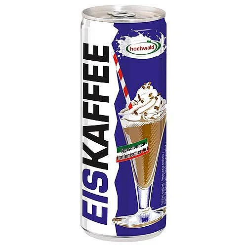 Rychlé Dodání Ledová káva Hochwald plech Eiskaffee, 250 ml