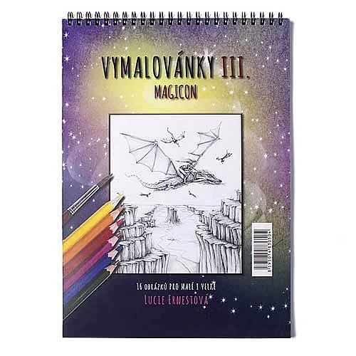 Levný Vymalovánky s horní vazbou twin wire, A4, 16 ls, 3. díl