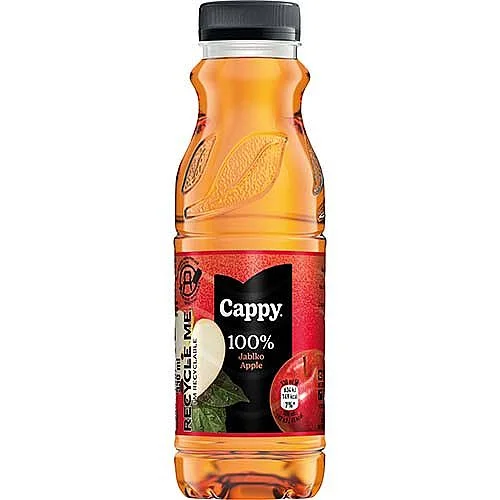 Vysoce Kvalitní Džus Cappy PET, jablko 100%, 12 ks x 330 ml