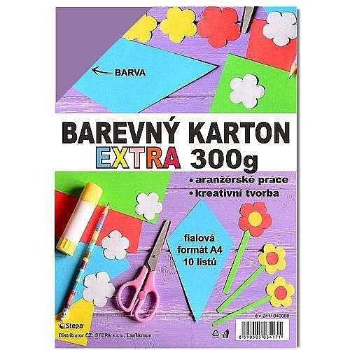 Objednat Nyní Barevný karton Extra, A4,fialová