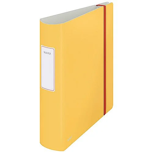 Pákový pořadač A4 Leitz Cosy - 82 mm, teplá žlutá Zlevněný