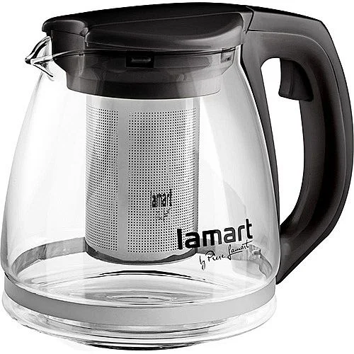 Konvice na čaj Lamart, 1 l, černá Akce