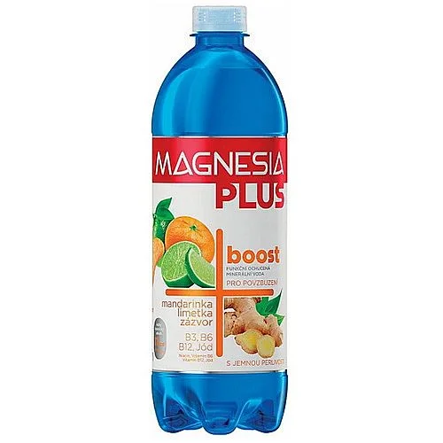 Sleva Magnesia Boost, 6 x 0,7 l jemně perlivá, mandarinka,limetka,..
