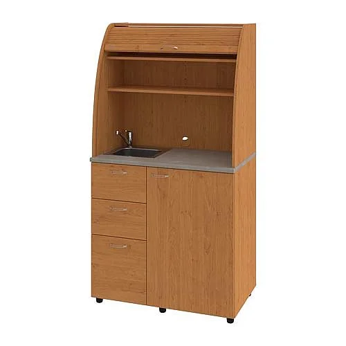 Kuchyňka s dřezem, baterií a lednicí levá KU33L, olše/olše Kup Teď