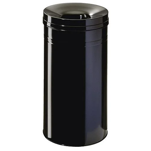 Odpadkový koš kulatý Safe, černá Kup Teď