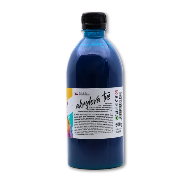 Akrylátová tuš tyrkysová - 500 g Oblíbený
