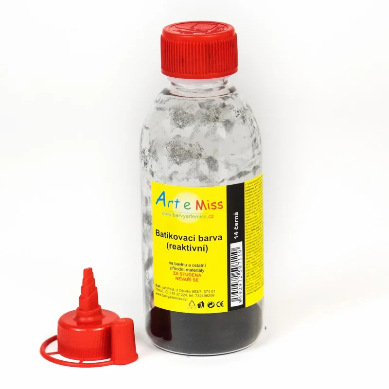 Batikovací reaktivní barva ČERNÁ (batika za studena) - 5 g (na 100 ml barvy) Akce