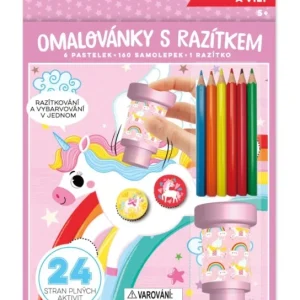 Omalovánky s razítkem CONCORDE Jednorožci a víly Zlevněný