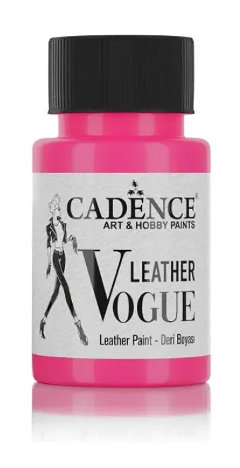 Aktuální Barva na kůži Cadence Leather Vogue, 50 ml - fuchsia, fuchsiová