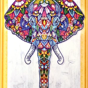 Must-Have Diamantový obrázek mandala 7D - Slon 30 x 40 cm