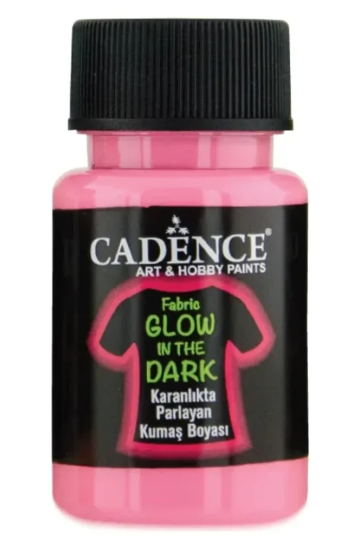 Barva na textil svítící ve tmě Cadence, 50 ml - růžová Aktuální