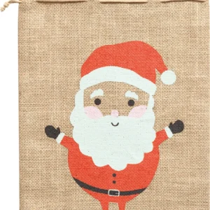 Vánoční jutový pytel - 25 × 35 cm Dokud Zásoby Vydrží