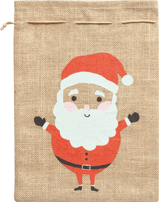 Vánoční jutový pytel - 25 × 35 cm Dokud Zásoby Vydrží