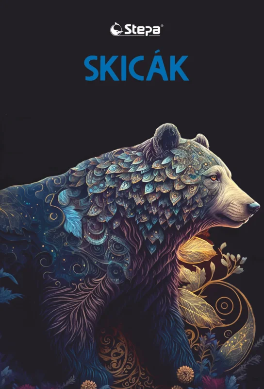 Poslední Šance Skicák A3 - 20 listů, 180 g/m2 - černý