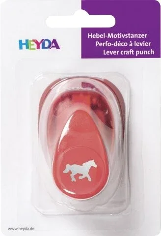 Ozdobná děrovačka na papír Heyda, 17 mm - Kůň Bezpečná Platba