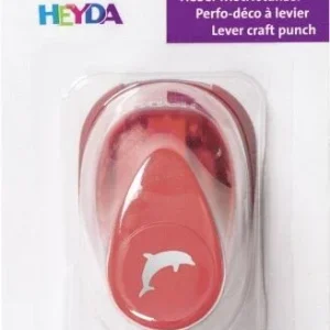 Ozdobná děrovačka na papír Heyda, 17 mm - Delfín Levný