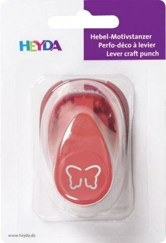 Odeslání Ihned Ozdobná děrovačka na papír Heyda, 17 mm - Motýl ve výseku