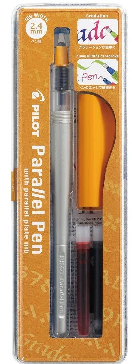 Vrácení Zdarma Kaligrafické pero Pilot Parallel Pen - oranžovošedé