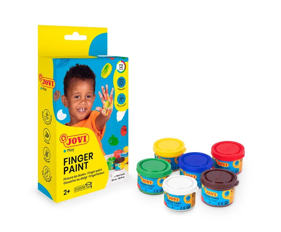 JOVI prstové barvy 6 x 35 ml Oblíbený