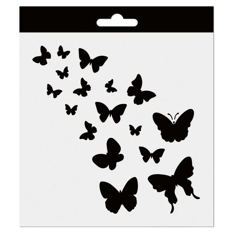 Šablona Aladine 15 × 15 cm - Motýlci Vrácení Zdarma