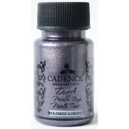 Akrylová barva Cadence DORA metalic, 50 ml - tmavá orchidej Výprodej