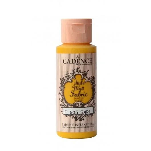 Barva na textil Cadence Style Matt Fabric, 59 ml - žlutá Must-Have