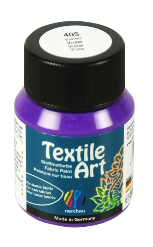 Cenový Hit Barva na tmavý textil Nerchau, 59 ml - fialová