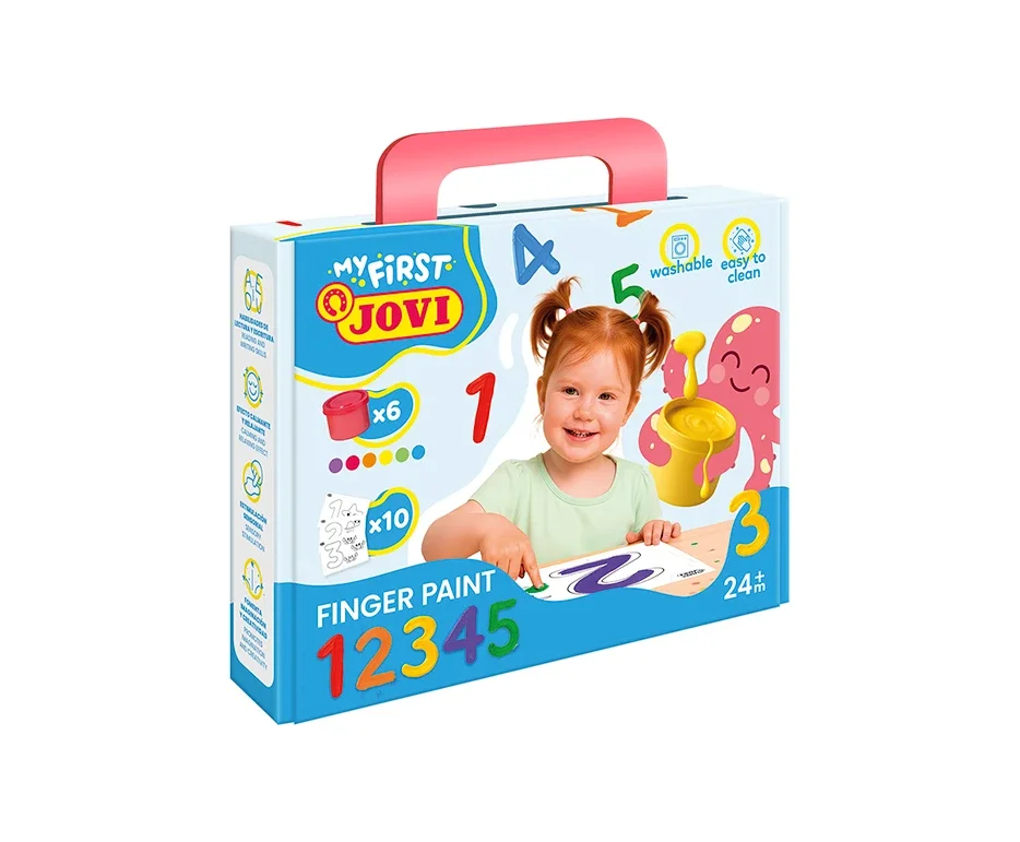 Sada prstových barev JOVI - 11ks první čísla Autentický