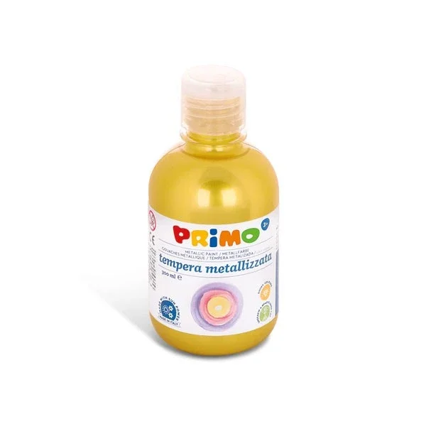 Temperová barva Primo metalická - 300 ml - žlutá Nejlepší Volba