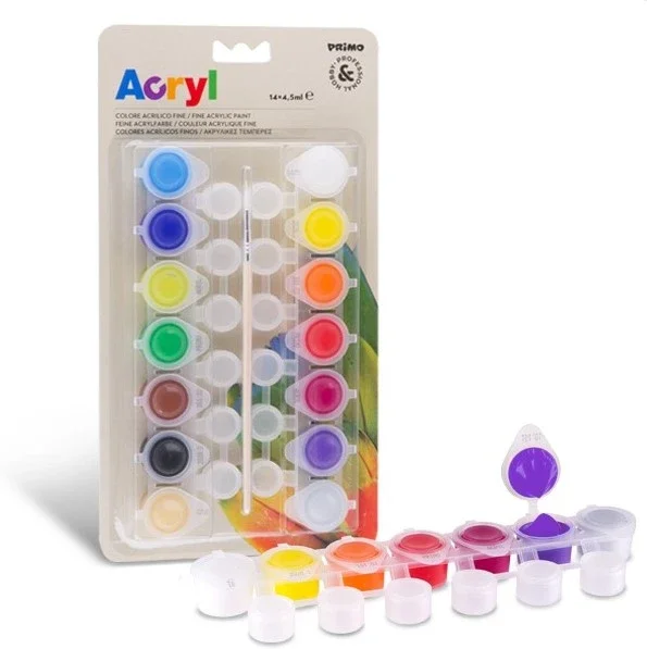 Ověřený Akrylové barvy Primo - sada 14 × 4,5 ml