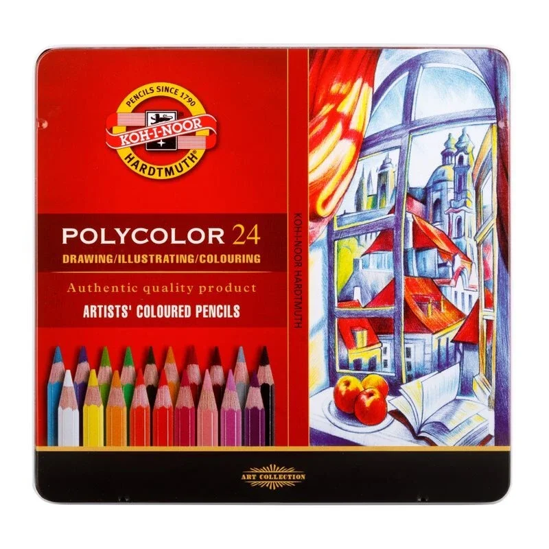 Umělecké pastelky Koh-i-noor POLYCOLOR - 24 ks Finální Výprodej