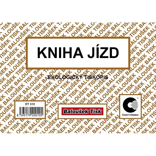 ET310 - Kniha jízd A6, maxi Výprodej