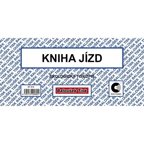 Dokud Zásoby Vydrží ET315 - Kniha jízd 1/3 A4