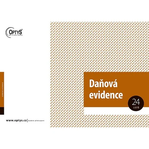 1001 - Daňová evidence s klopou A4 Finální Výprodej