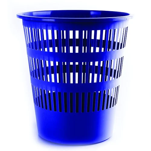 Koš odpadkový PVC děrovaný 12l. modrý Výprodej