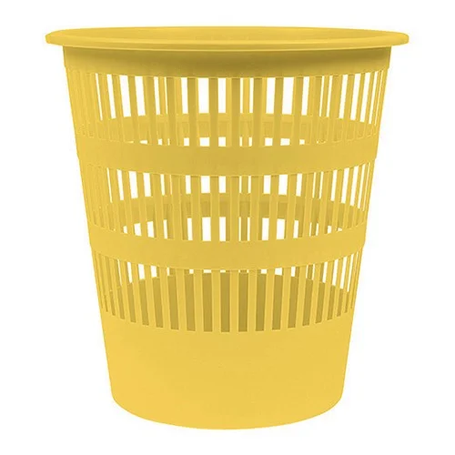 Oblíbený Koš odpadkový PVC děrovaný 12l. pastelově žlutý