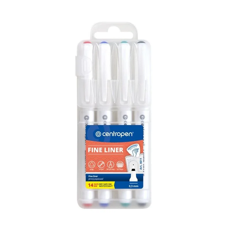 Liner Centropen 4611 F -sada 4 ks Nová Kolekce