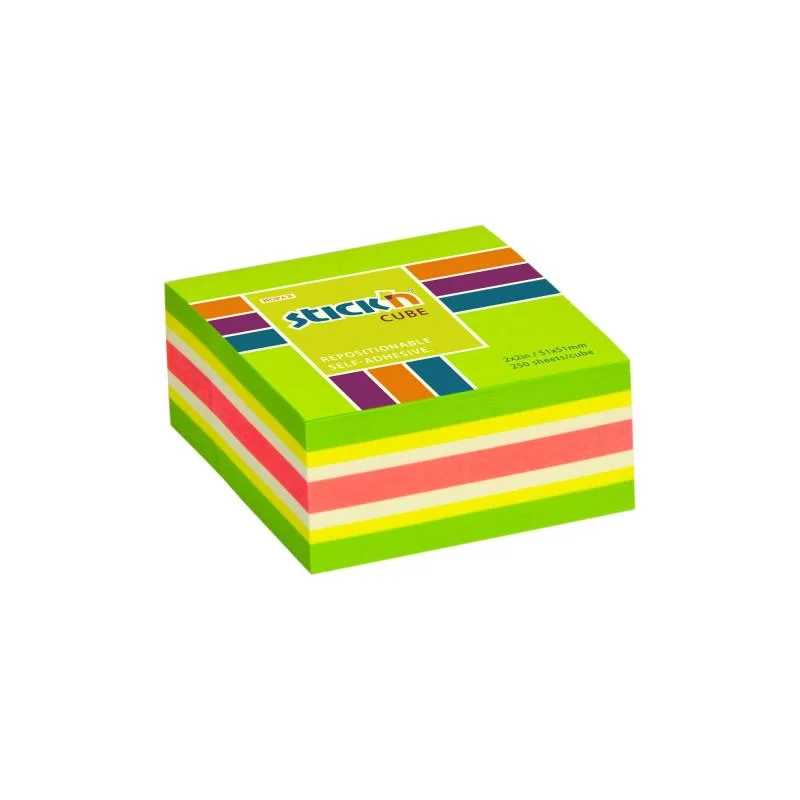 Samolepicí bločky Hopax -51 x 51 mm / 250 lístků / mix zelená Nejprodávanější