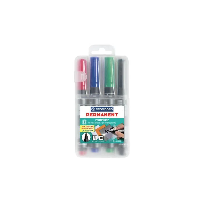 Značkovač Centropen 8516 permanent-sada 4 ks Koupit Online