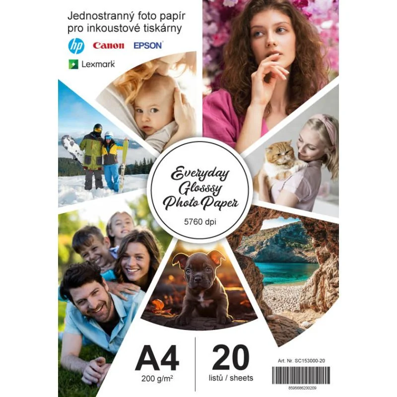 Fotopapír Everyday photo- A4 200 g / 20 listů Sezónní Sleva