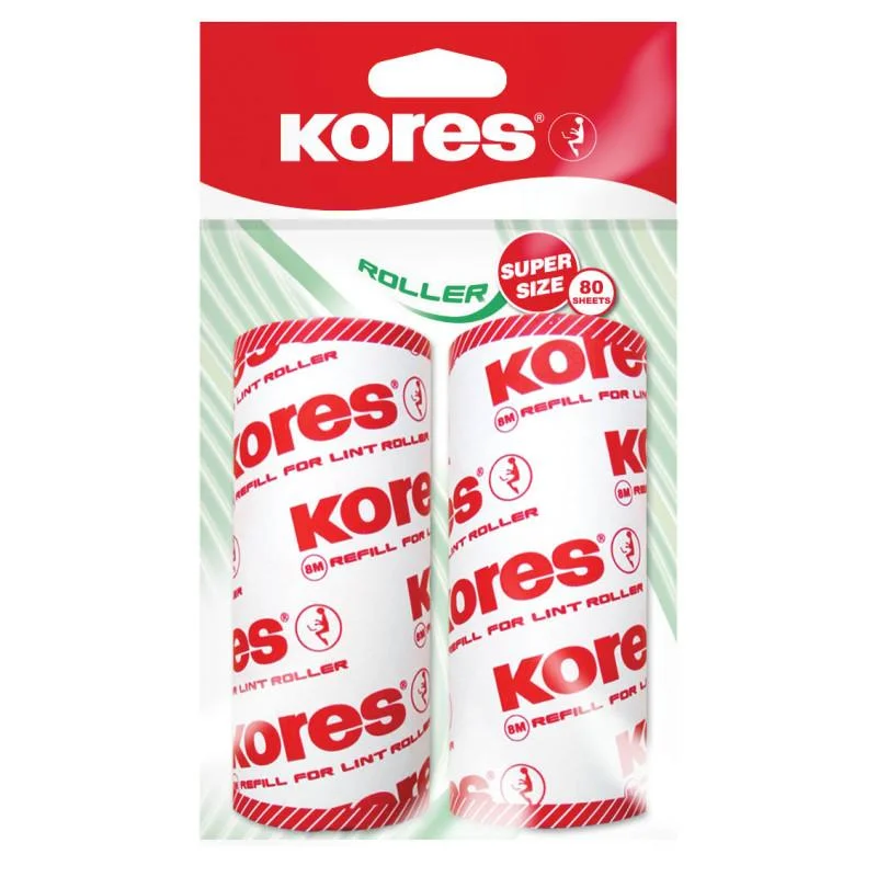 Čistící váleček na oděvy Kores -náhradní váleček / 2 ks Výprodej