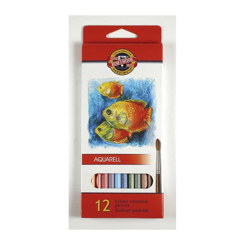 Pastelky aquarelové Mondeluz-12 barev Ověřený