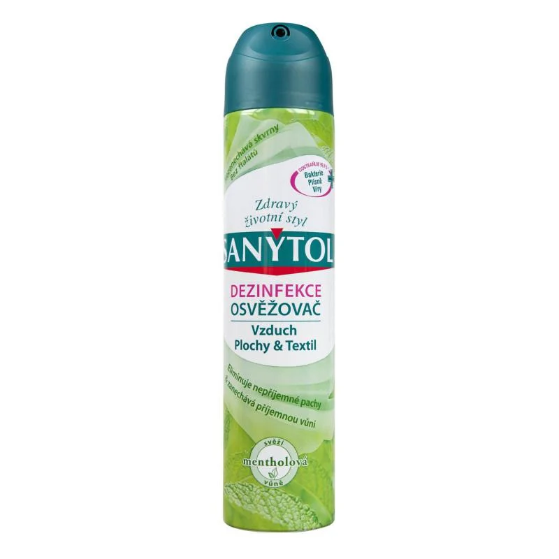 Osvěžovače spray Sanytol -mentol Poslední Šance