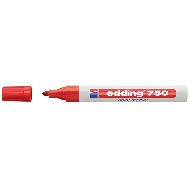 Autentický Popisovač Edding 750-červená