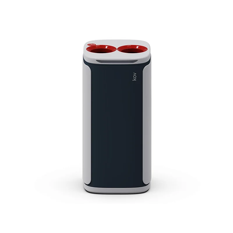 Odpadkový koš KOBRA WASTEE na kov - 60 L / červená Aktuální