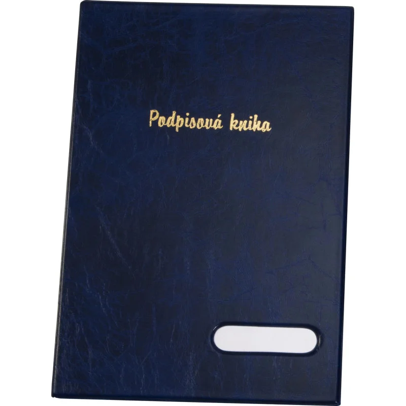 Kniha podpisová Hanibal - imitace kůže / modrá Objednat Nyní
